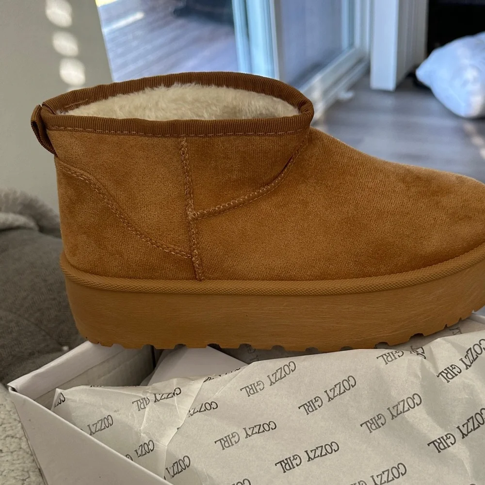 Cozy Tan Winter Boots for Women